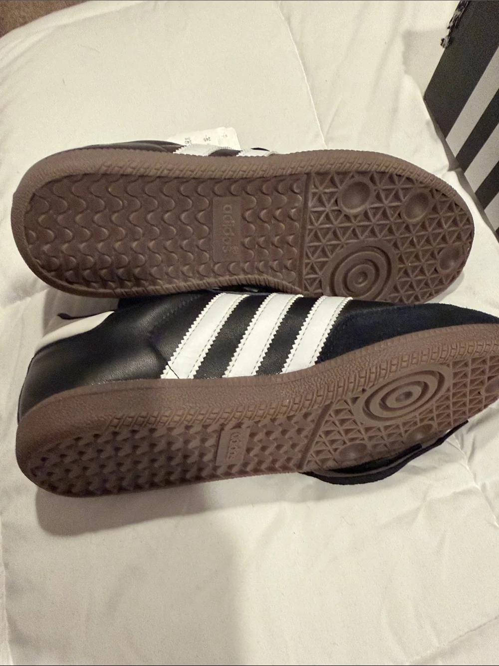adidas Black and White Samba classics men